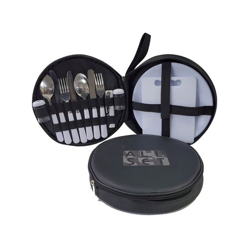 13 Piece All Set 2 Person Picnic Set/Perfect for Camping, Picnic and Hiking