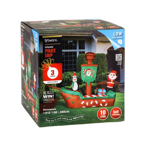 Lytworx 3m Pirate Ship Inflatable