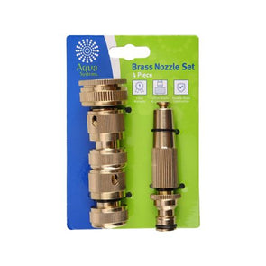 Aqua System 12mm Hose Fit Brass Set 4 Piece/CCO004