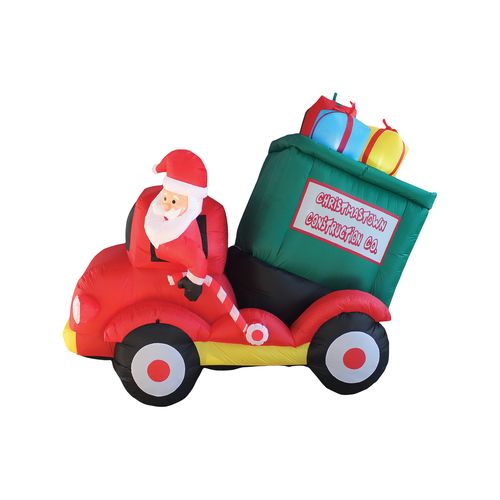 Mirabella 2.1m Inflatable LED Santa's Tip Truck