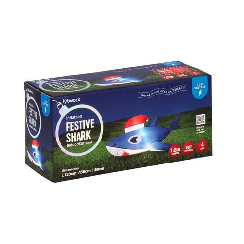 Lytworx Festive Inflatable Shark