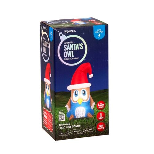 Lytworx Inflatable Santa's Owl