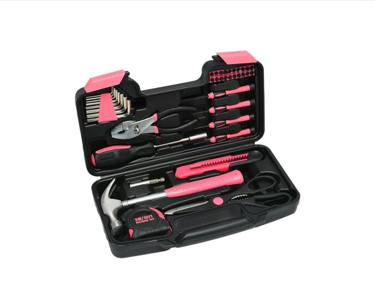 39pcs Household Hardware Tool Set Multi-purpose Manual Toolbox Repair Kit Home