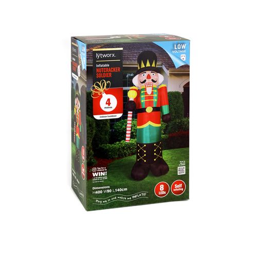 Lytworx 4m Nutcracker Soldier Inflatable