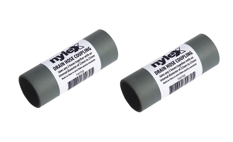 Nylex Grey Water Accessory 22mm-25mm Joining Cuff - 2 Pack