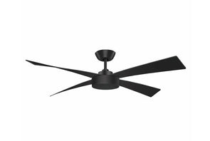 Brilliant 132cm 4 Blades Black Fairwind Ceiling Fan / Indoor & Outdoor