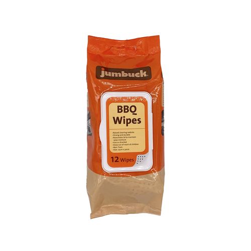 Jumbuck Bbq Cleaning Wipes 12pk / Strong and durable