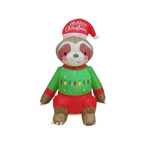 Click 80cm Battery Operated Festive Inflatable Sloth