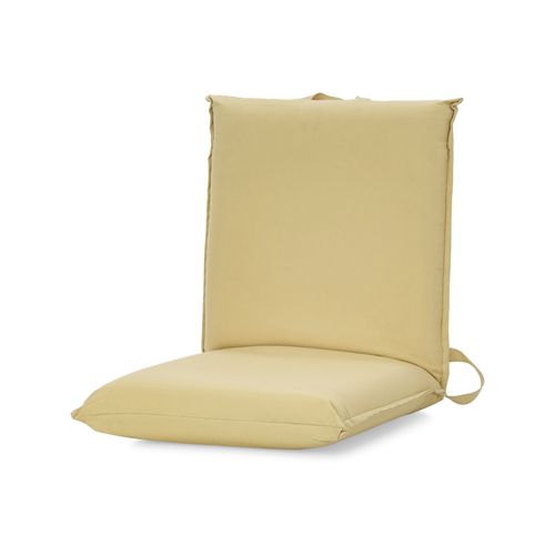 Marquee Yellow Solid Straw Recliner Pad Chair - NMSTST0019