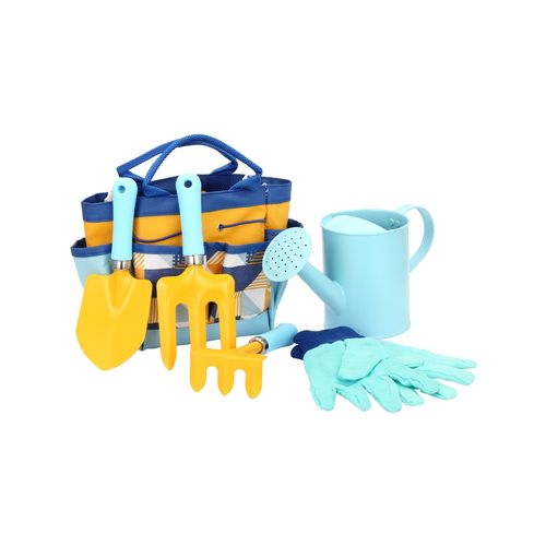 6 Piece Gardening Tools Play Set-Blue /Suitable for Ages 3+