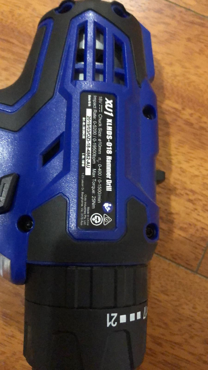 XU1 Blue 18Volt Cordless Hammer Drill Kit / Used/Exdisplay/ Skin only