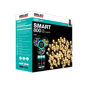 Arlec Smart 800 LED Bud Lights With Grid Connect / App Controlled