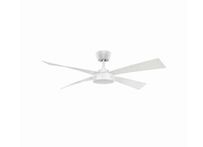 Brilliant 132cm 4 Blades White Fairwind Ceiling Fan / Indoor & Outdoor