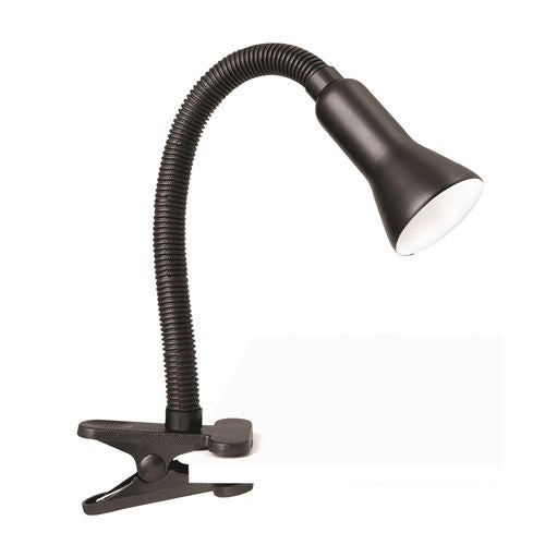 Brilliant Lighting Metal Vito Clamp Lamp - Black/White