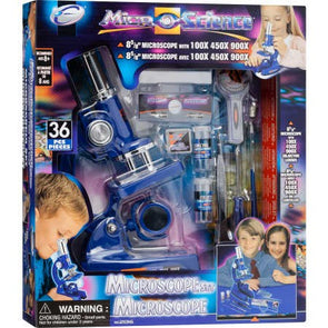 Micro Science Microscope 36 Pieces Set / Suitable for Ages 6+ Years