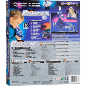 Micro Science Microscope 36 Pieces Set / Suitable for Ages 6+ Years