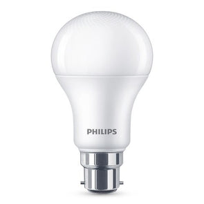 Philips 10W 1020lm A60 Warm White A Shape LED B22 Globe - 2 Pack