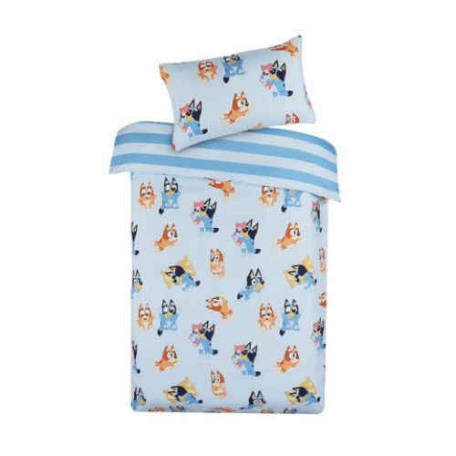 Bluey Quilt Cover Set - Single Bed/Soft Hand Feel/ Printed Exclusive Design