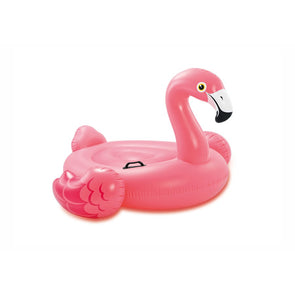 Intex 1.47m  Pink Flamingo Inflatable Ride-On / Suitable for Ages 4+ Years / 2 Chambers