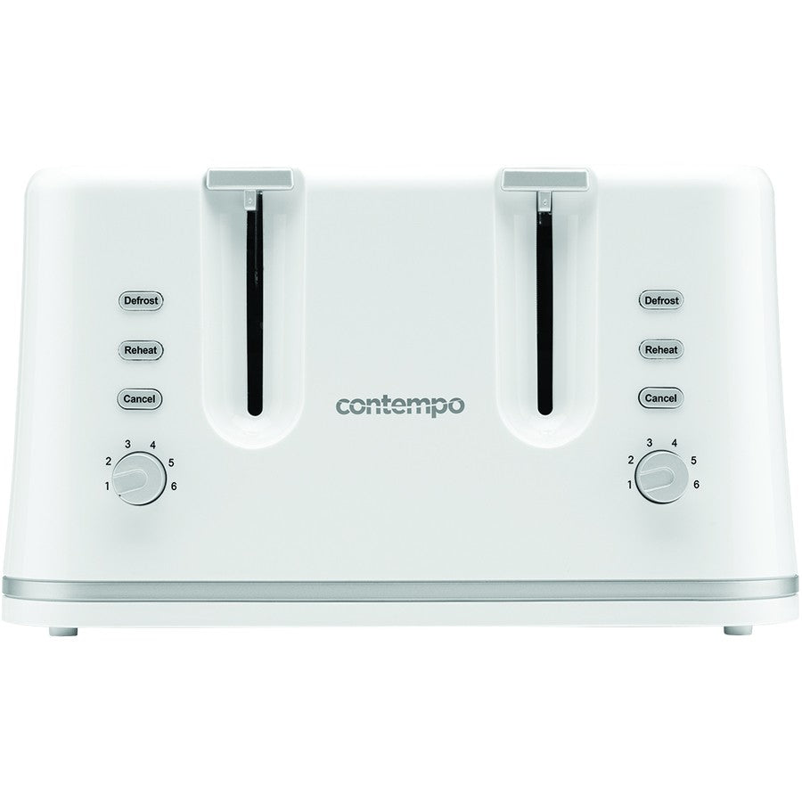 Contempo 4 Slice Toaster White T363D / Variable Browning Control