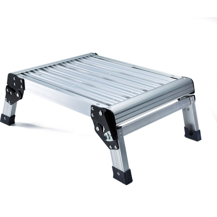 OZtrail Aluminium Folding Step 150kg Weight Rating