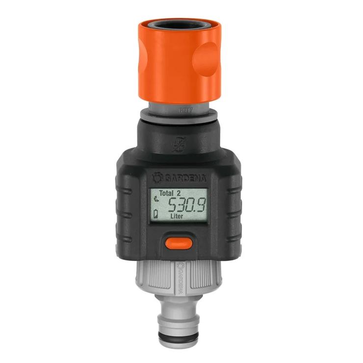 GARDENA Water Smart Flow Meter Easy to read Screen Rated to 1200 kPa