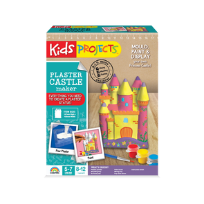 Kids Projects Plaster Castle Maker/ Suitable for Ages 5+ Years