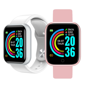 2020 Men/Women Sport Watch Heart Rate Blood Pressure Waterproof Smart Bracelet For Android Smart Phone - Black / White / Pink
