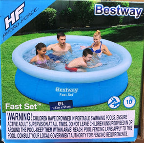 Bestway Hydro-Force 6ft (1.83m x 51cm) Fast Set Inflatable Pool