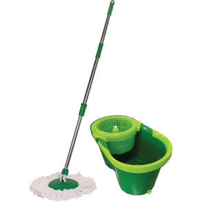 Sabco 2-Action Clean Spin Mop & Bucket System/Compact Design