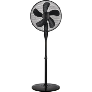 Fenici Pedestal Fan 40cm - Black / 3 Speed Selection/ Tilt Adjustable Head