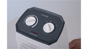Goldair 2000W Upright Fan Heater - White / Portable Design