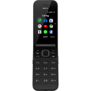 Nokia 2720 - Black  4 GB with 2 years Warranty