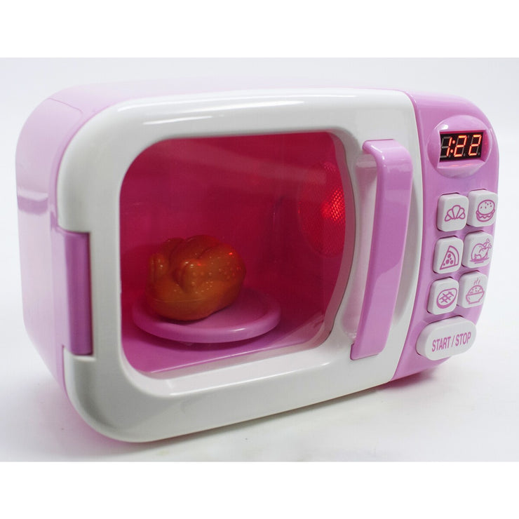 Microwave 2 Piece Playset - Pink / Suitable for Ages 3+ Years