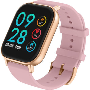 Somatik ORA 24-Hour Temperature Smart Fitness Watch - Pink/Rose Gold