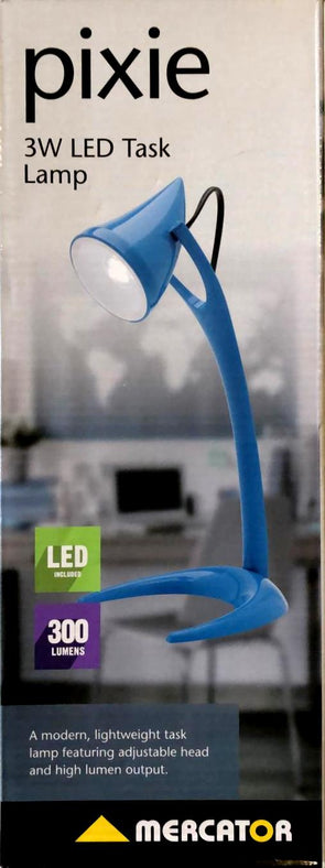 Mercator Pixie 3W LED 300 Lumens Task Lamp - Blue