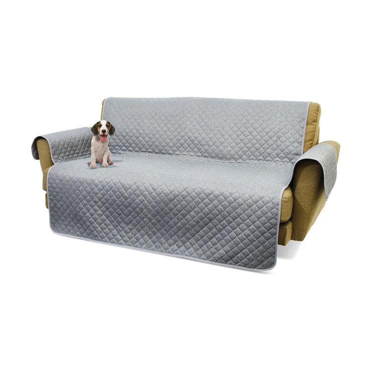 Anko Pet Couch Topper - Grey/ Quilted Design