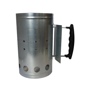 Jumbuck 3.7L BBQ Charcoal Chimney / Silver Black