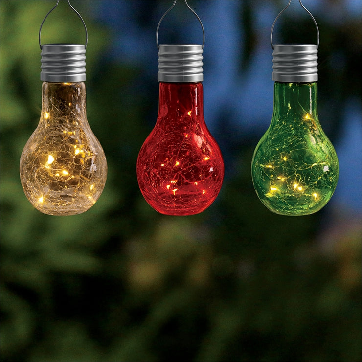 Lytworx Festive Solar Hanging Bulbs 10 LED