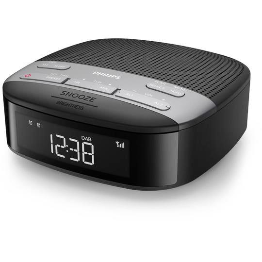 Philips DAB+ Duel Alarm Clock Radio (TAR3505/79) / Sleep Timer/ Crackle-free