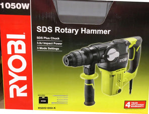 Ryobi 1050W SDS Rotary Hammer Drill - RSDS1050-K