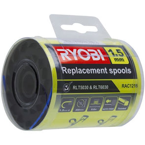 Ryobi 1.5mm Replacement Spool Suits RLT5030 And RLT6030 - 3 Pack