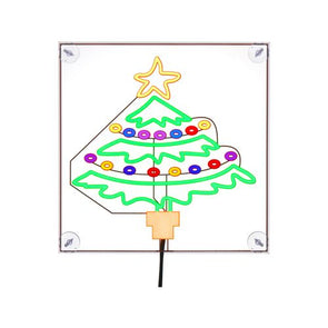 Arlec 30cm Gold Glitter Christmas Tree Battery Operated