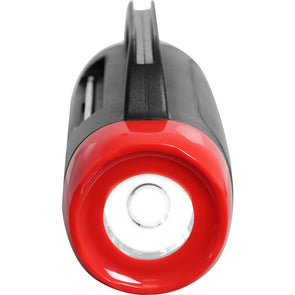 Liquid Ears Wireless Solar Torch Speaker - Red/ FM Radio/ Solar Charging/ LED Light