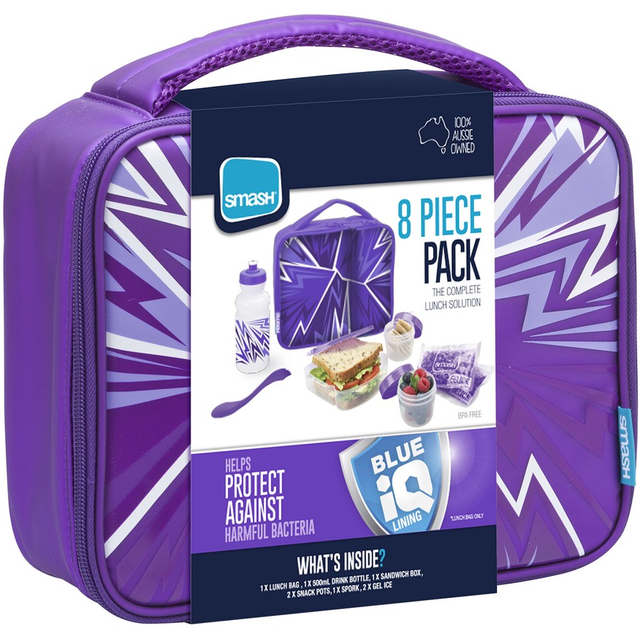 Smash Piece Pack/Complete Lunch Solution Harmful Bacteria
