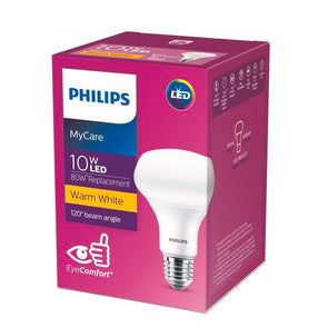 Philips 10W R80 880 Lumen Reflector LED E27 Warm White Bulb
