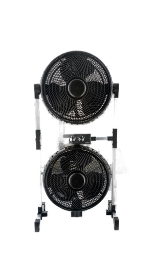 Mistral 30cm Double Head Floor Fan/ 3 Speed Settings