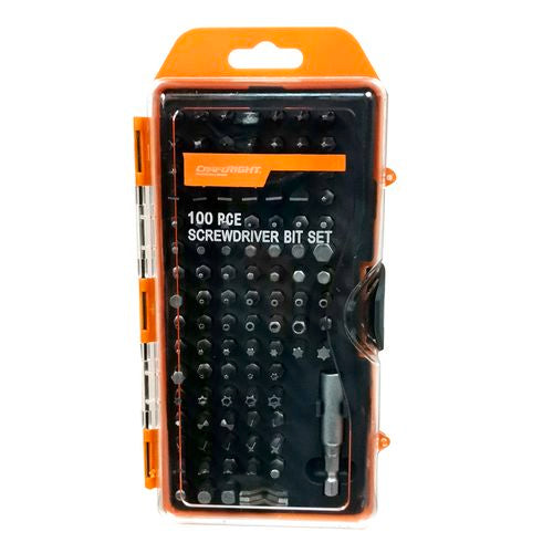 Craftright 100 Piece Screwdriver Bit Set TheITmart