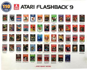 BRAND NEW Atari Flashback 9 Classic Game Console 110 builtin Games