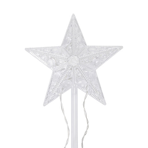 Anko 45cm Solar Powered 4 Star Stake Lights 40 LEDs Outdoor - TheITmart